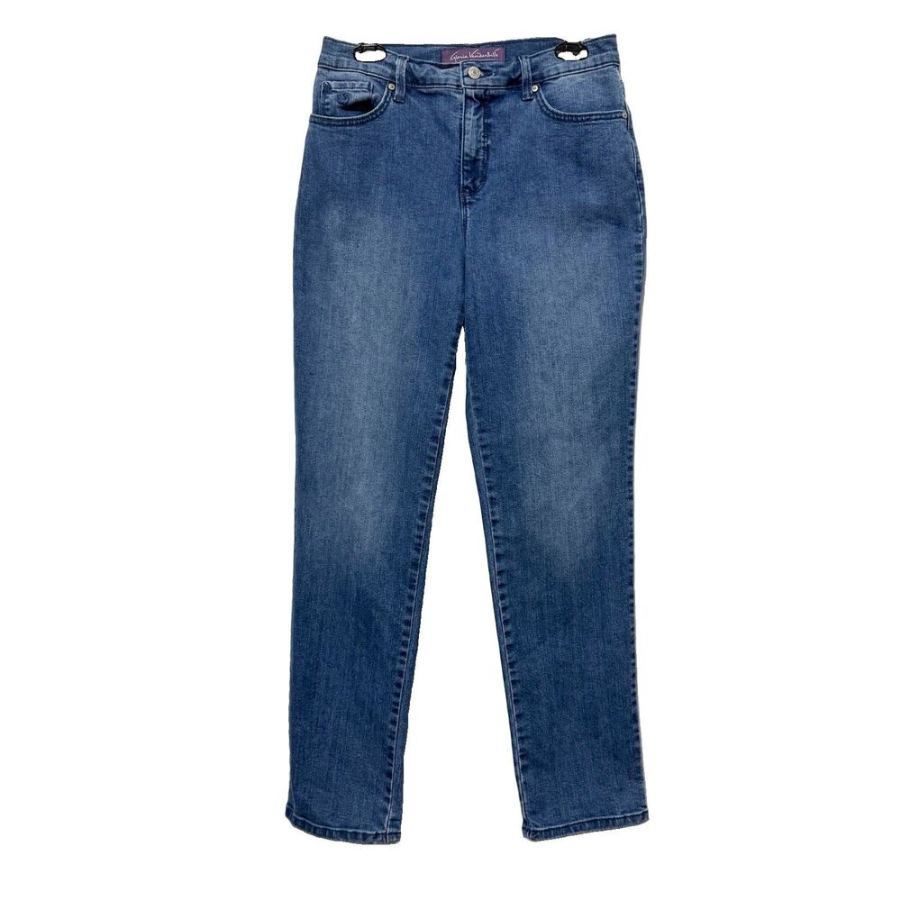 Gloria Vanderbilt Amanda Jeans Blue Denim Womens Size 6